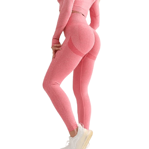 Legging Sculptant Rose Élégance - Sublimez Votre Silhouette avec Style !